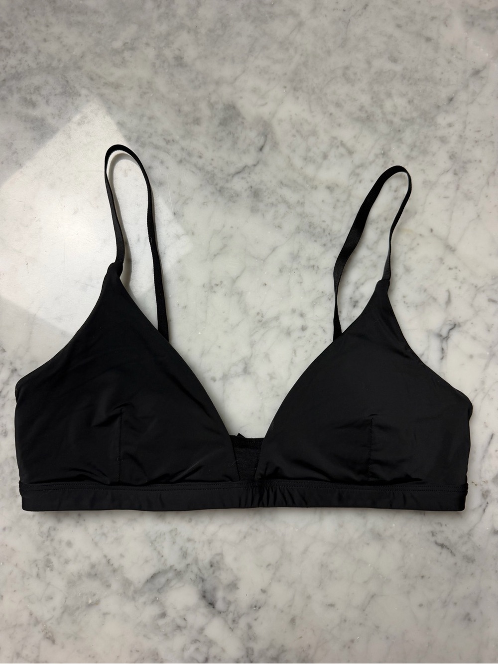Everyday Wireless Triangle Bralette - Black